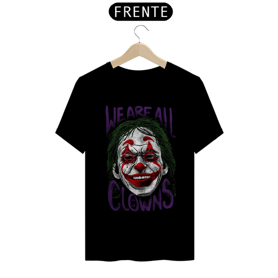T-shirt - Coringa Lie Are All Clowns