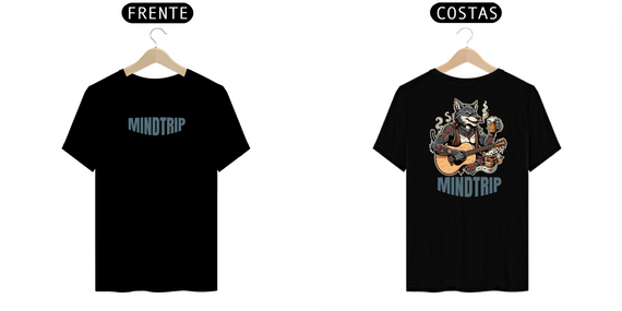 Camiseta Lobo Músico (Mindtrip Apparel)