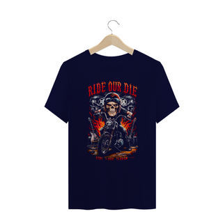 Nome do produtoT-SHIRT PLUS SIZE RIDE OUR DIE