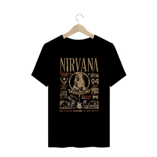 Nome do produtoT-SHIRT PLUS SIZE NIRVANA