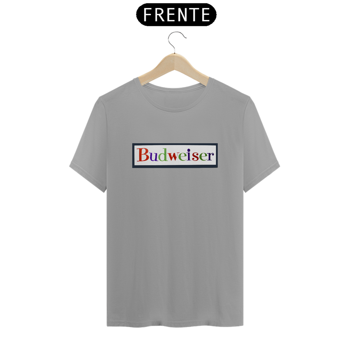 Nome do produto: Camiseta T-Shirt BUDWEISER LOGO 1963 - 1968
