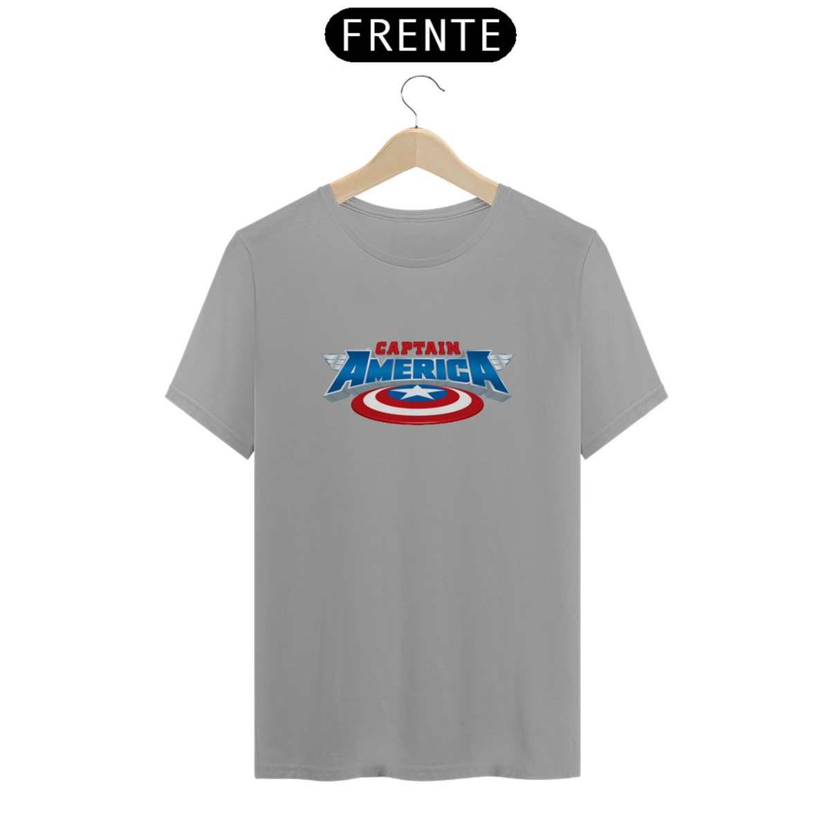 Nome do produto: Camiseta T-Shirt CAPITÃO AMERICA 