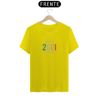 Nome do produtoCamiseta T-Shirt MADE IN 2001