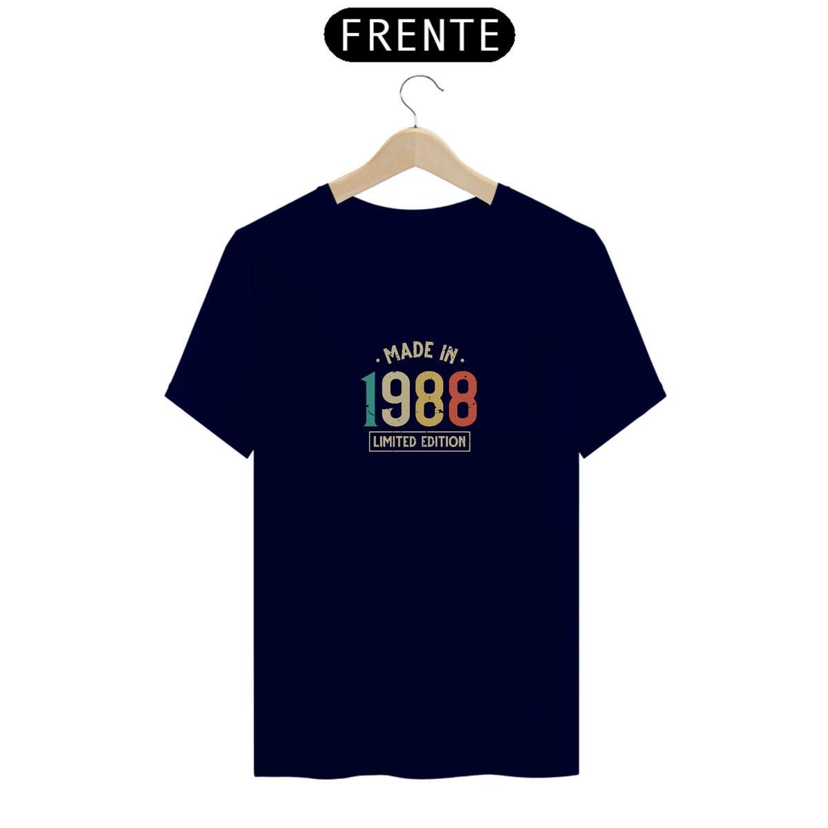 Nome do produto: Camiseta T-Shirt MADE IN 1988