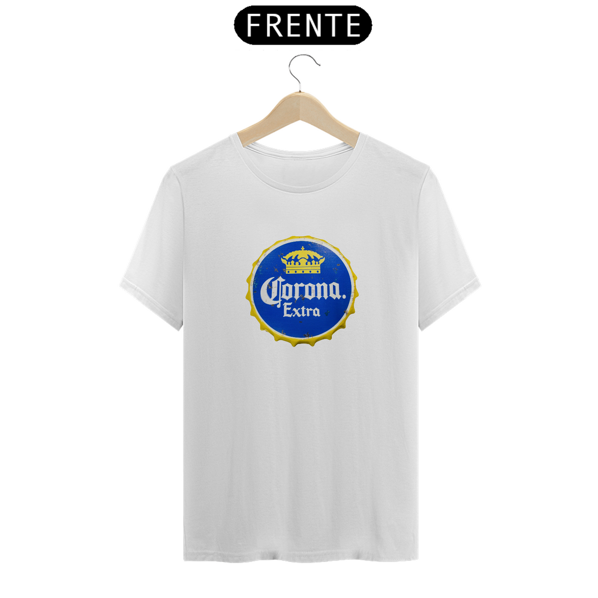 Nome do produto: Camiseta T-Shirt CORONA EXTRA TAMPA