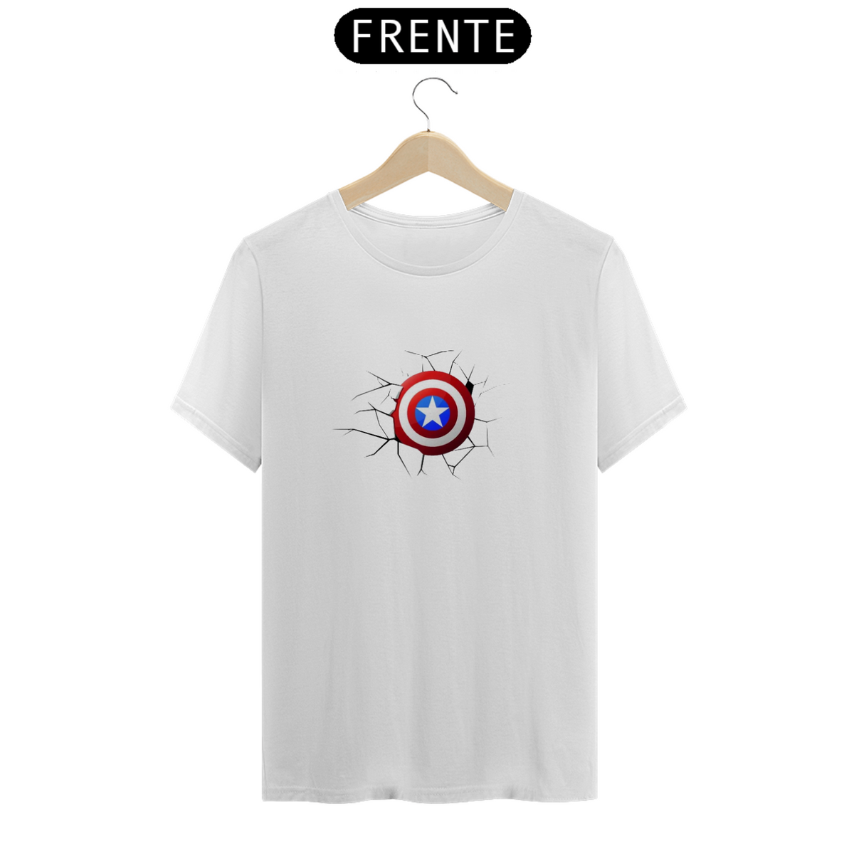 Nome do produto: Camiseta T-Shirt CAPITÃO AMERICA 