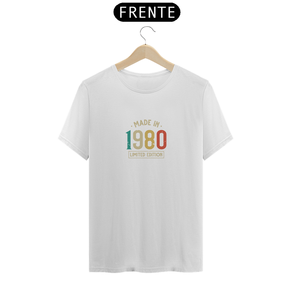 Nome do produto: Camiseta T-Shirt MADE IN 1980