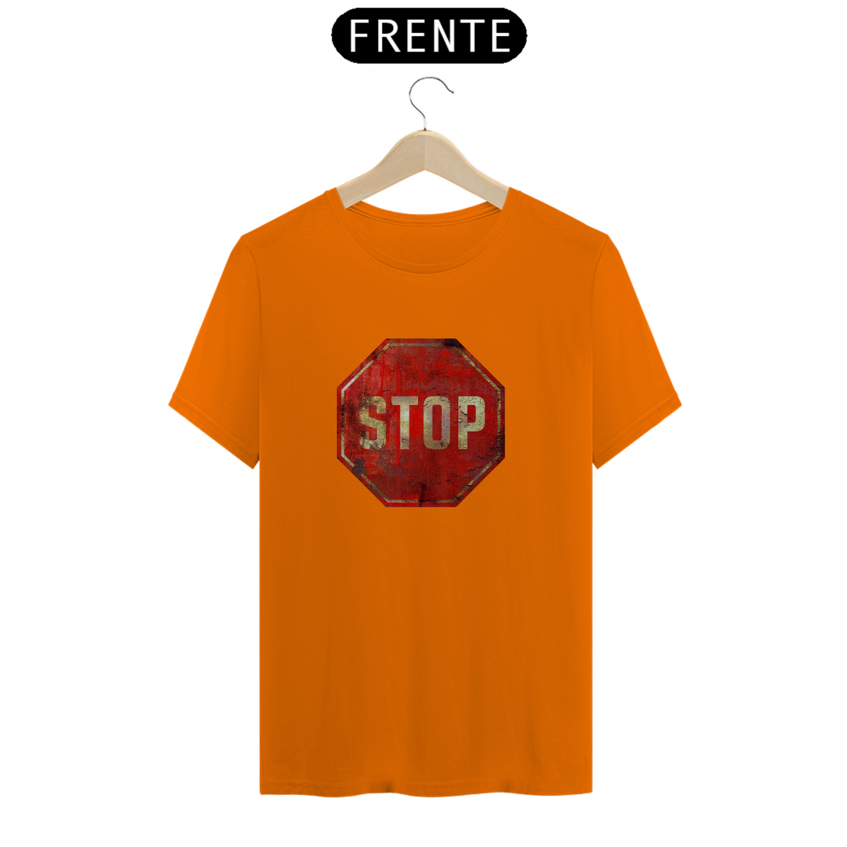 Nome do produto: Camiseta T-Shirt PLACA STOP VINTAGE