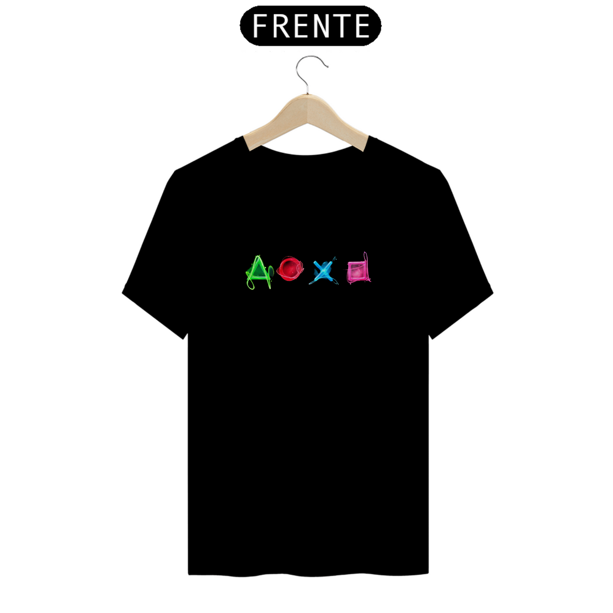 Nome do produto: Camiseta T-Shirt PLAYSTATION BOTÕES