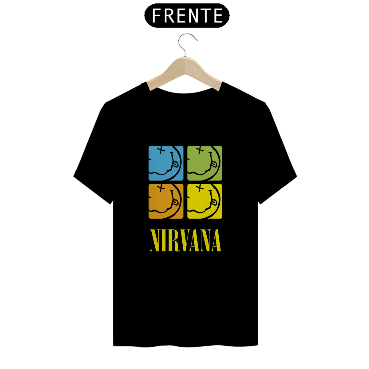 Nome do produto: Camiseta T-Shirt NIRVANA