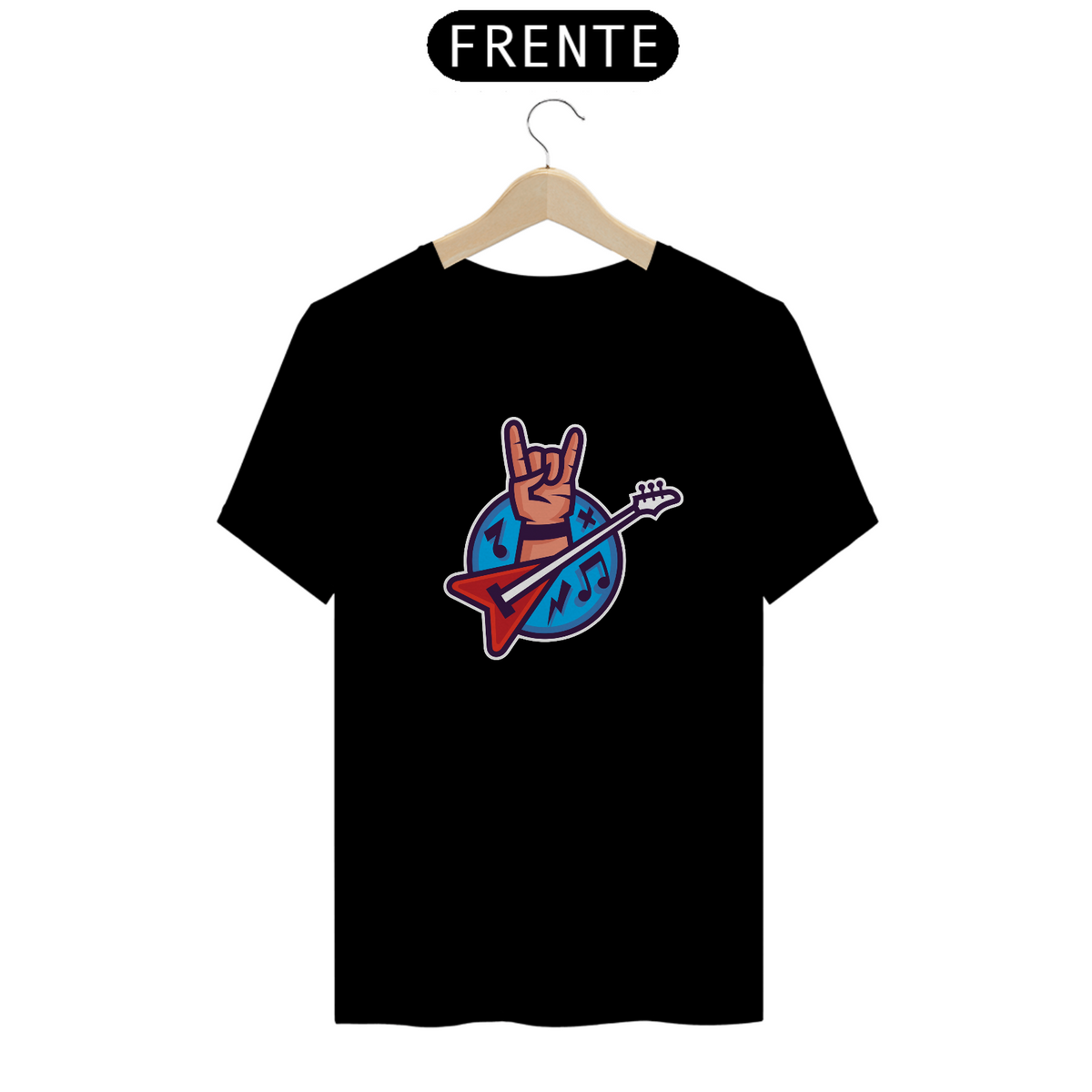 Nome do produto: Camiseta T-Shirt ROCK N ROLL 