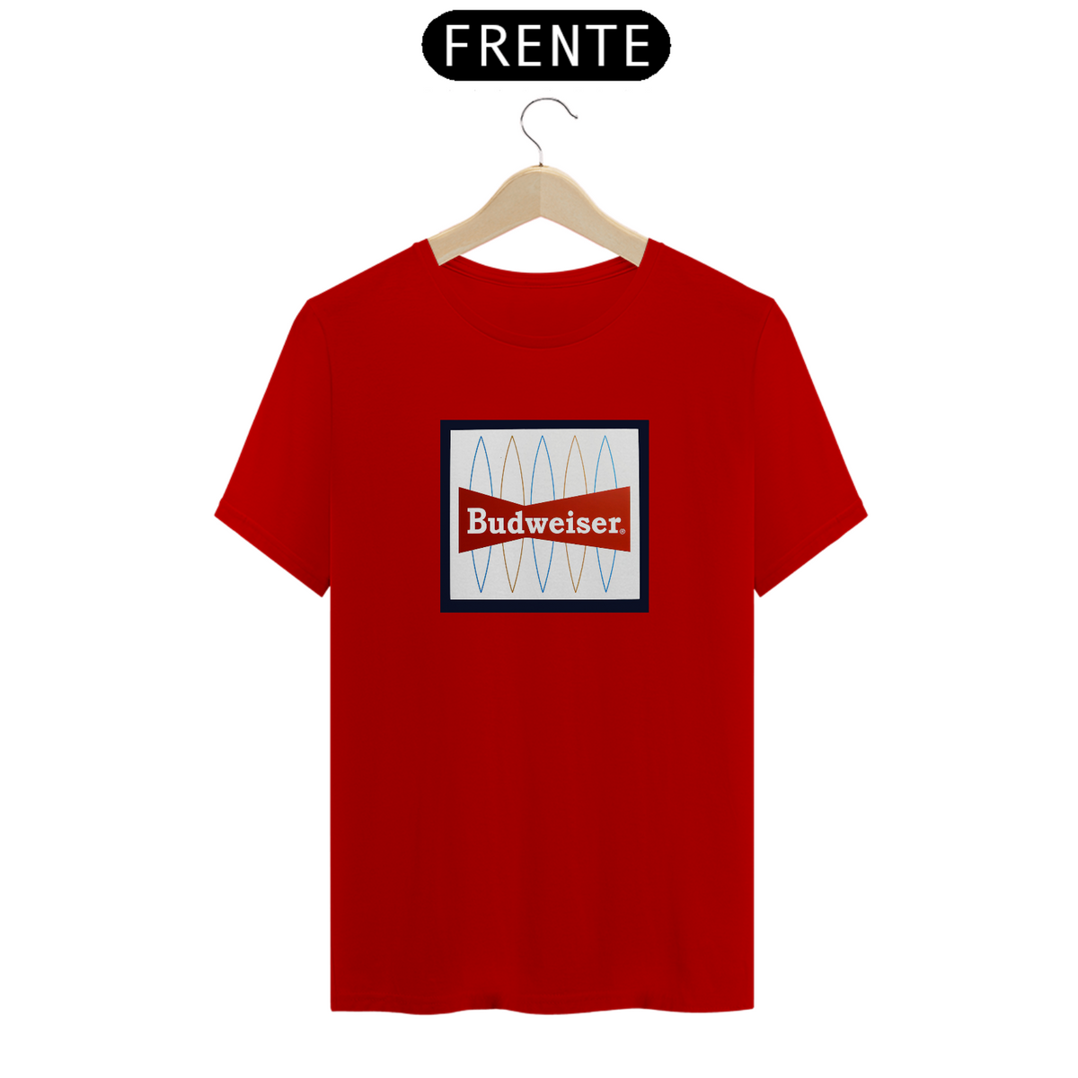 Nome do produto: Camiseta T-Shirt BUDWEISER LOGO 1961 - 1963