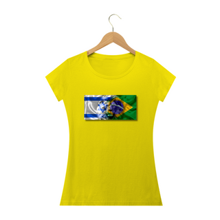 Nome do produtoCamiseta Feminina Brasil Israel 