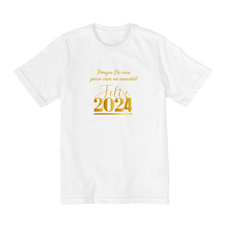 Nome do produtoCamiseta 2 a 8  anos - Feliz Ano-Novo