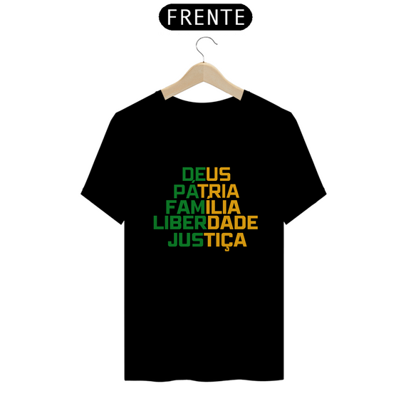 Camiseta Masculina Frase Patriota - 2024