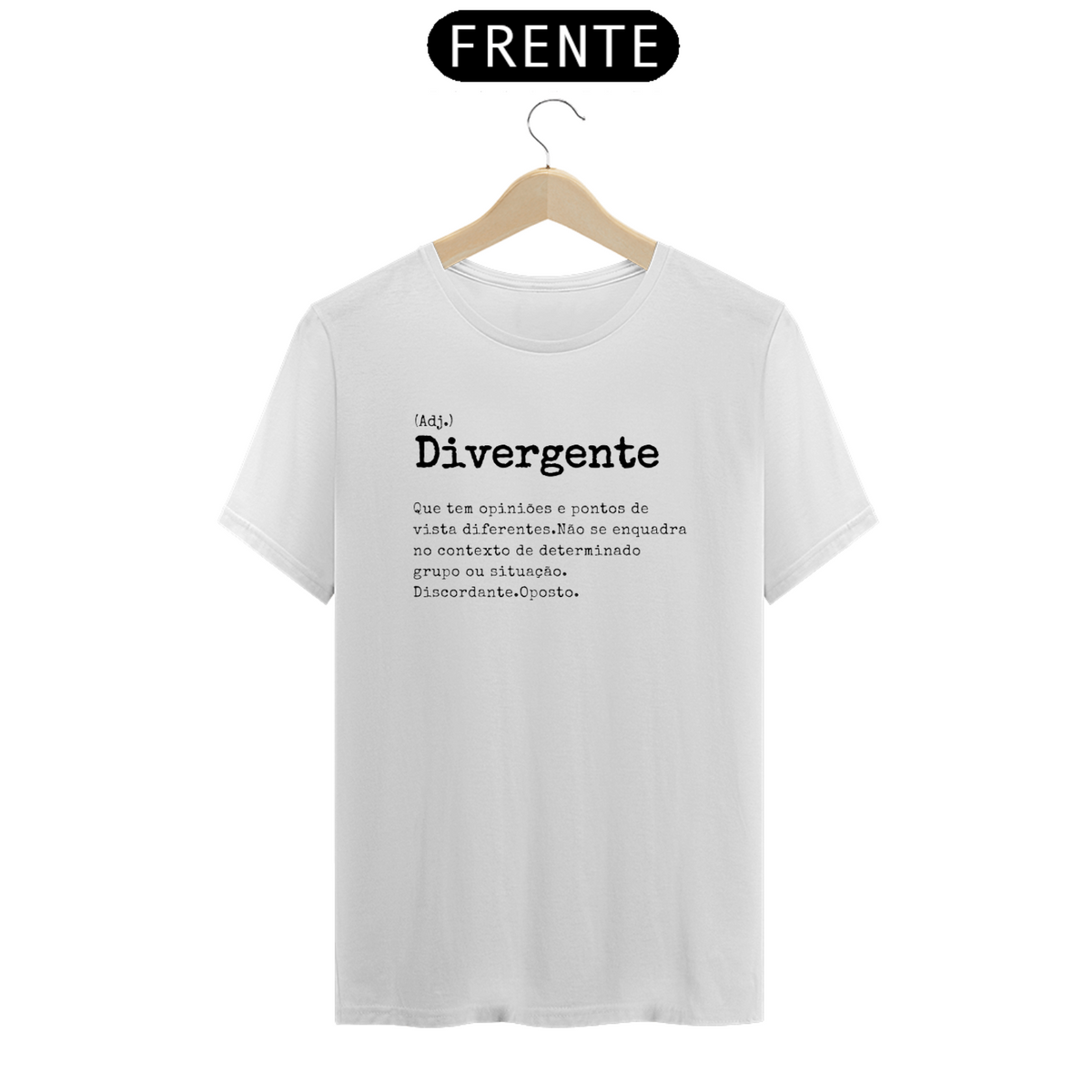 Nome do produto: Camiseta Masculina Divergente 