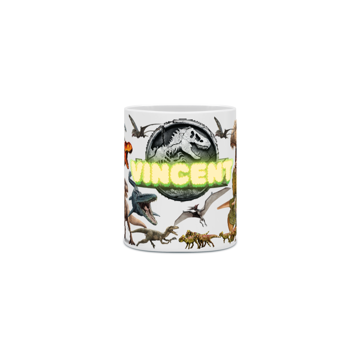 Nome do produto: VINCENT E OS DINOSSAUROS - JURASSIC PARK