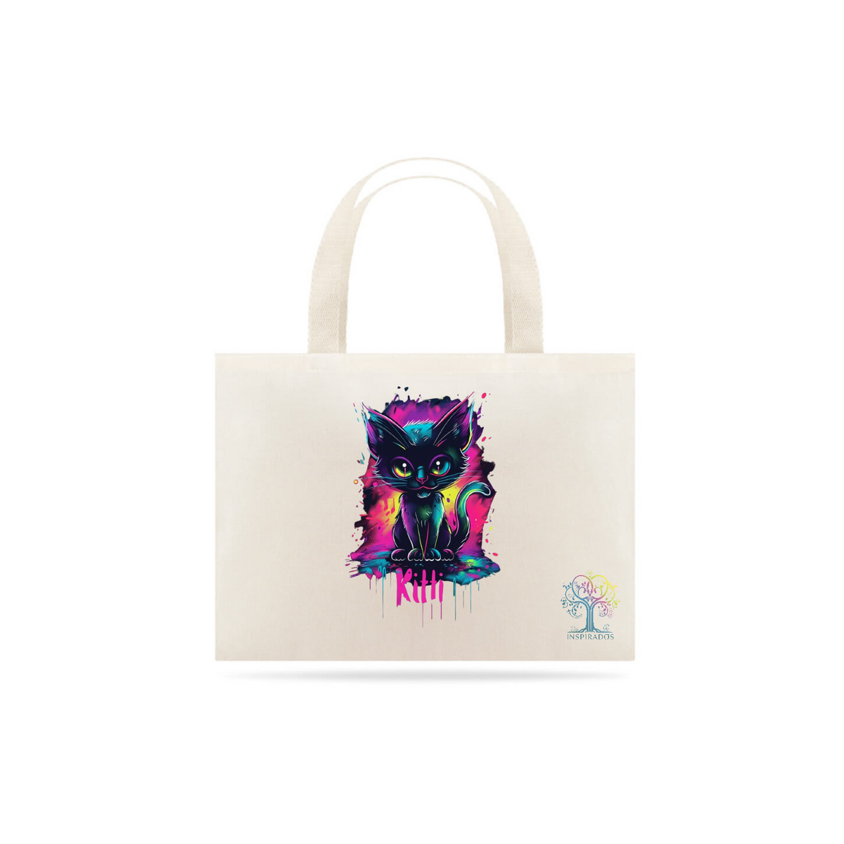 Nome do produto: Eco Bag Gato colorido 3