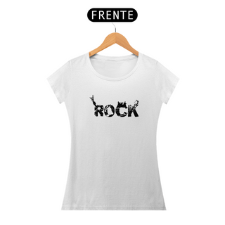 Camiseta Baby Look Rock