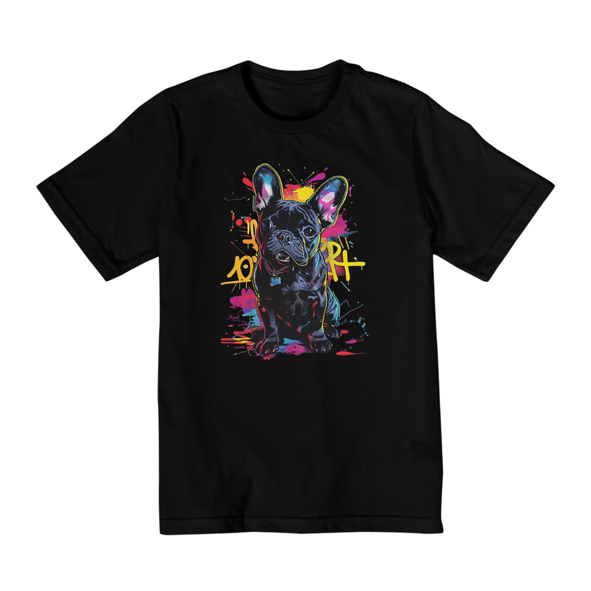 Nome do produto: Camiseta Infantil  10 a 14 anos Dog Colorido