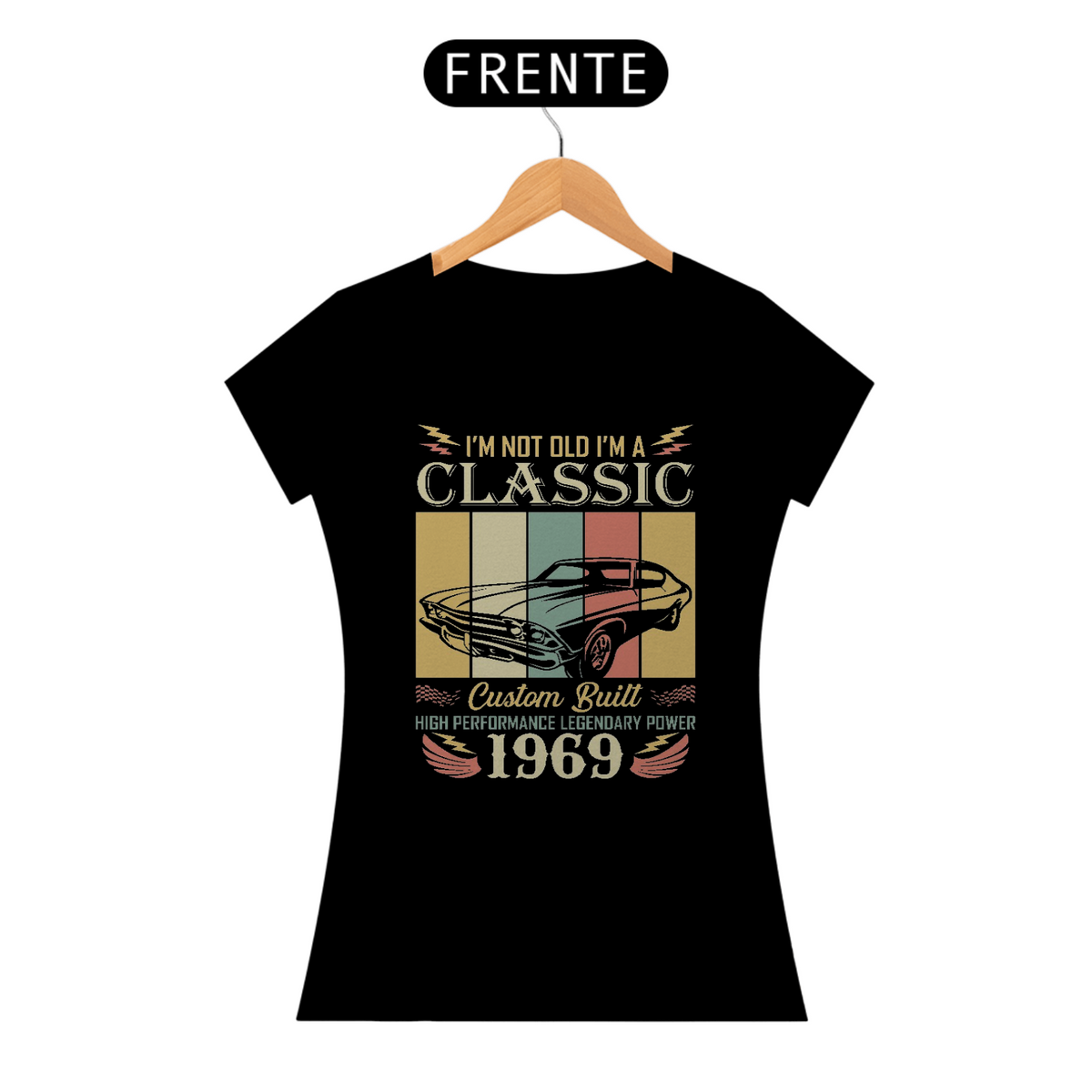 Nome do produto: Camiseta Baby Look Prime Classic 1969