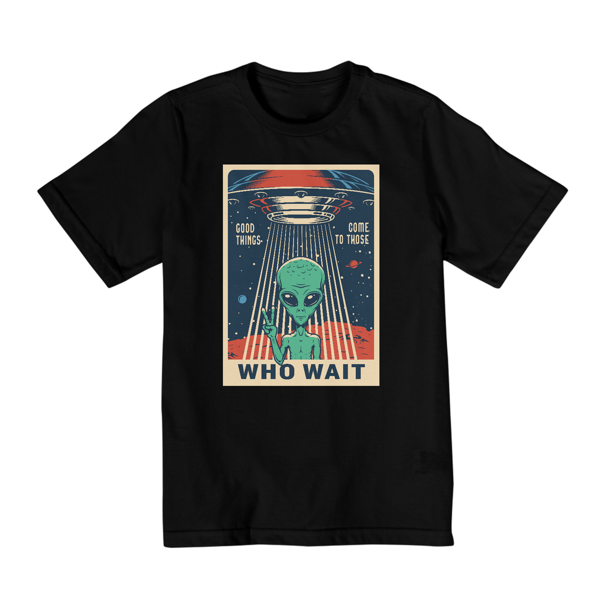 Nome do produto: Camiseta Infantil 10 a 14 anos Who Wait