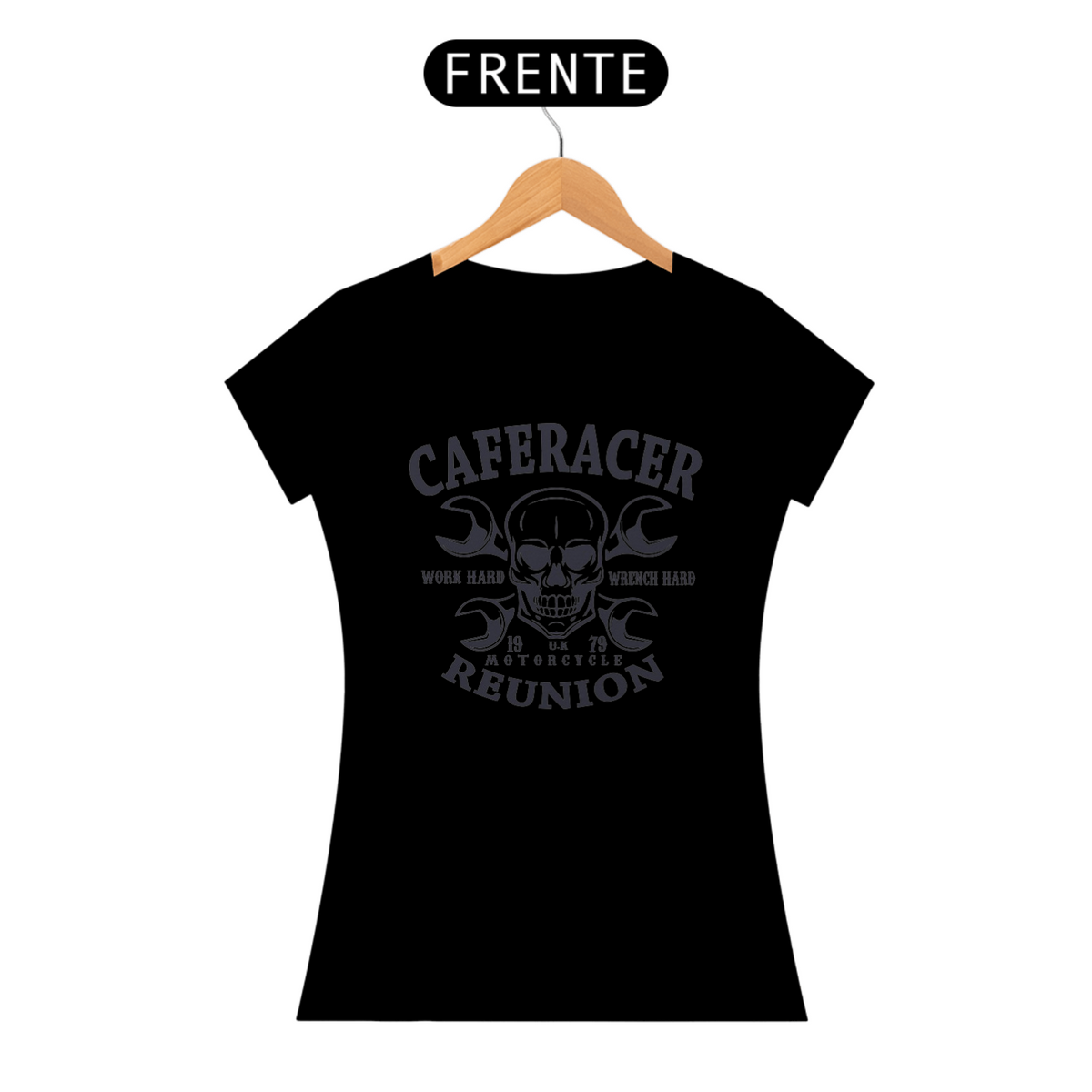 Nome do produto: Camiseta Baby Look Caferacer