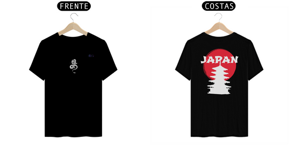 Camiseta - Own Style Preta Japan
