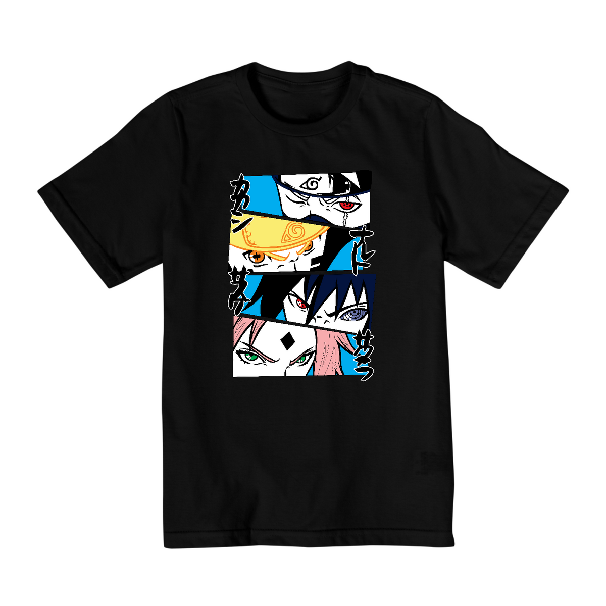 Nome do produto: Camiseta Naruto Squad - Infantil