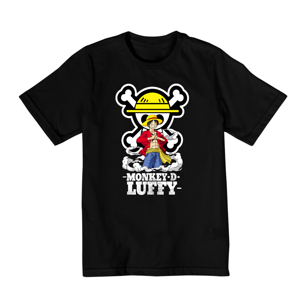 Nome do produto: Camiseta Monkey D. Luffy V3 Infantil