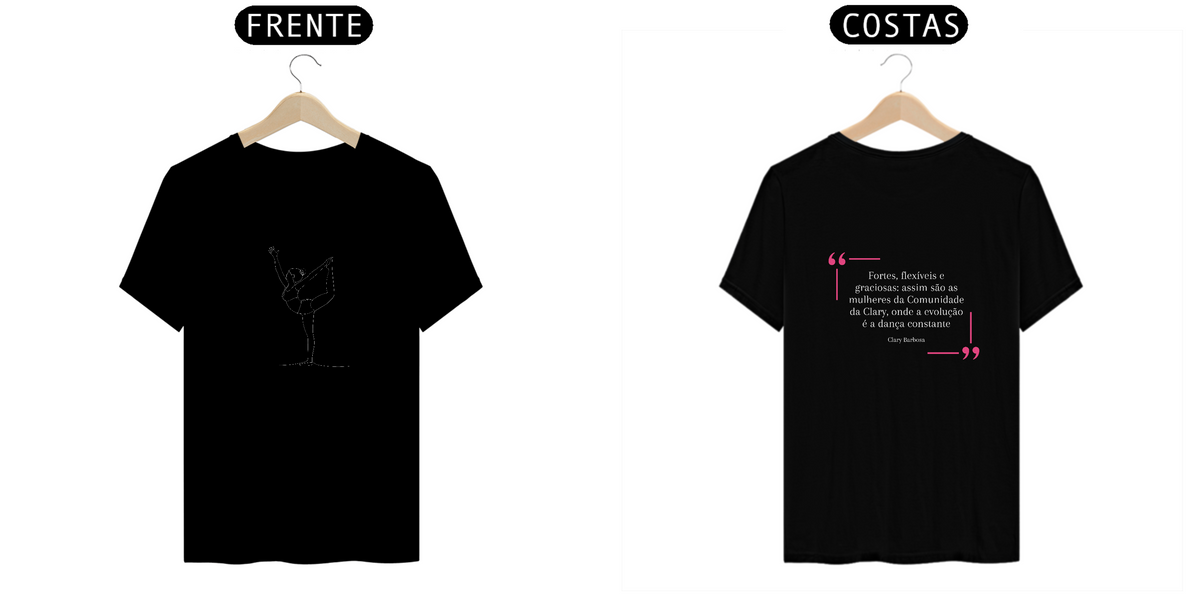 Nome do produto: Camiseta unissex conforto : Comunidade da Clary 