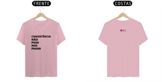 Nome do produtoConsistência é o caminho / Camiseta unisex