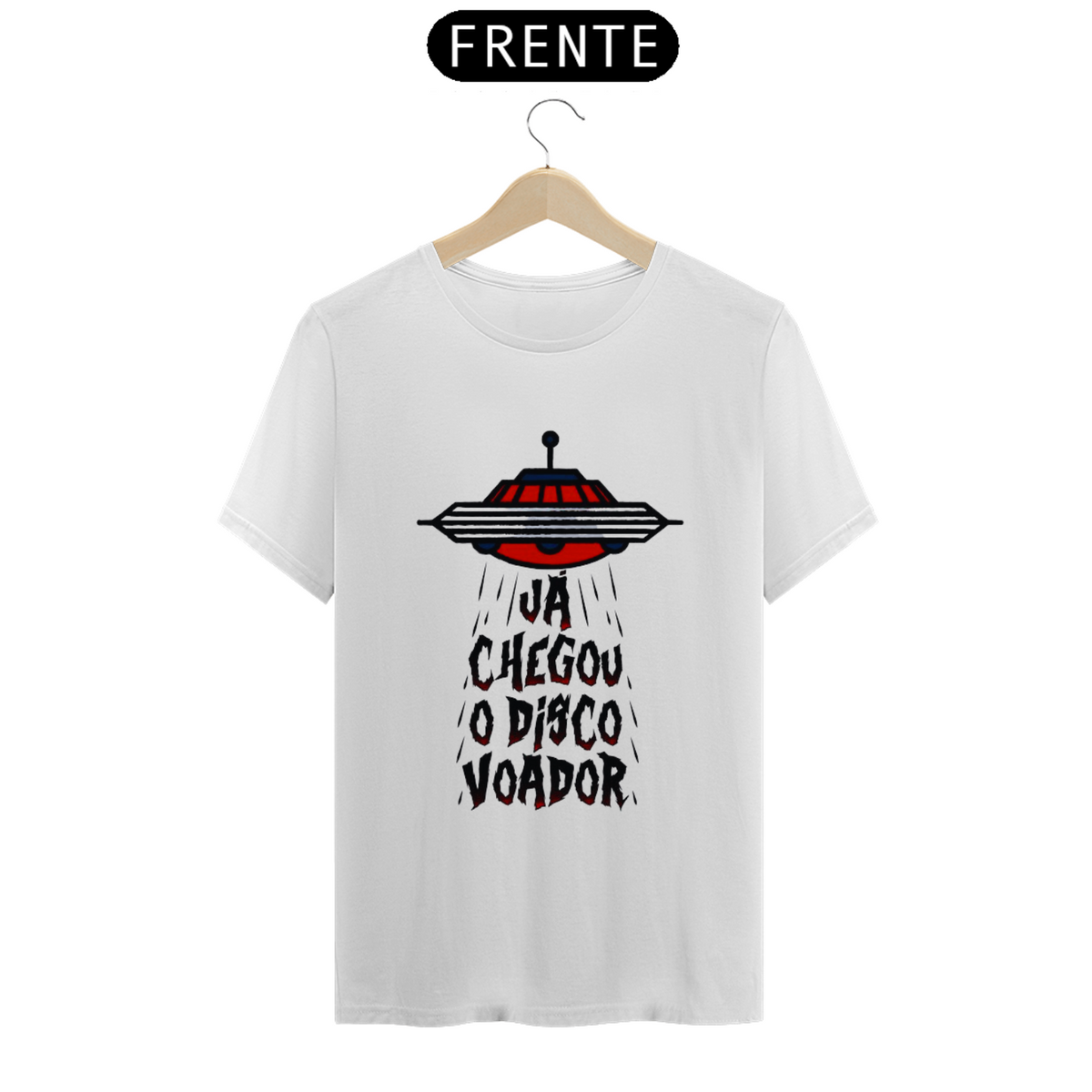 Nome do produto: T-Shirt PRIME SUPOTER Ja Chegou o Disco Voador