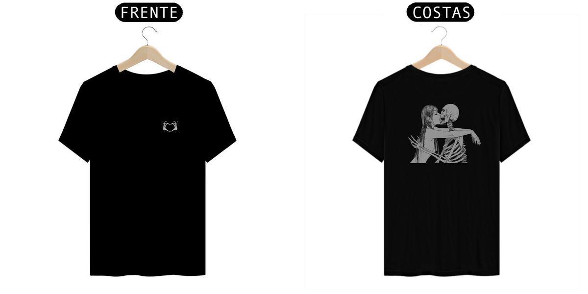 Nome do produto: T-Shirt PRIME SUPOTER Caveira Do Amor