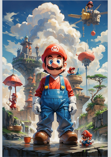 Poster Mario Aventures 