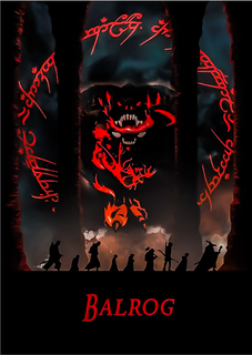 Poster Balrog Senhor do Anéis