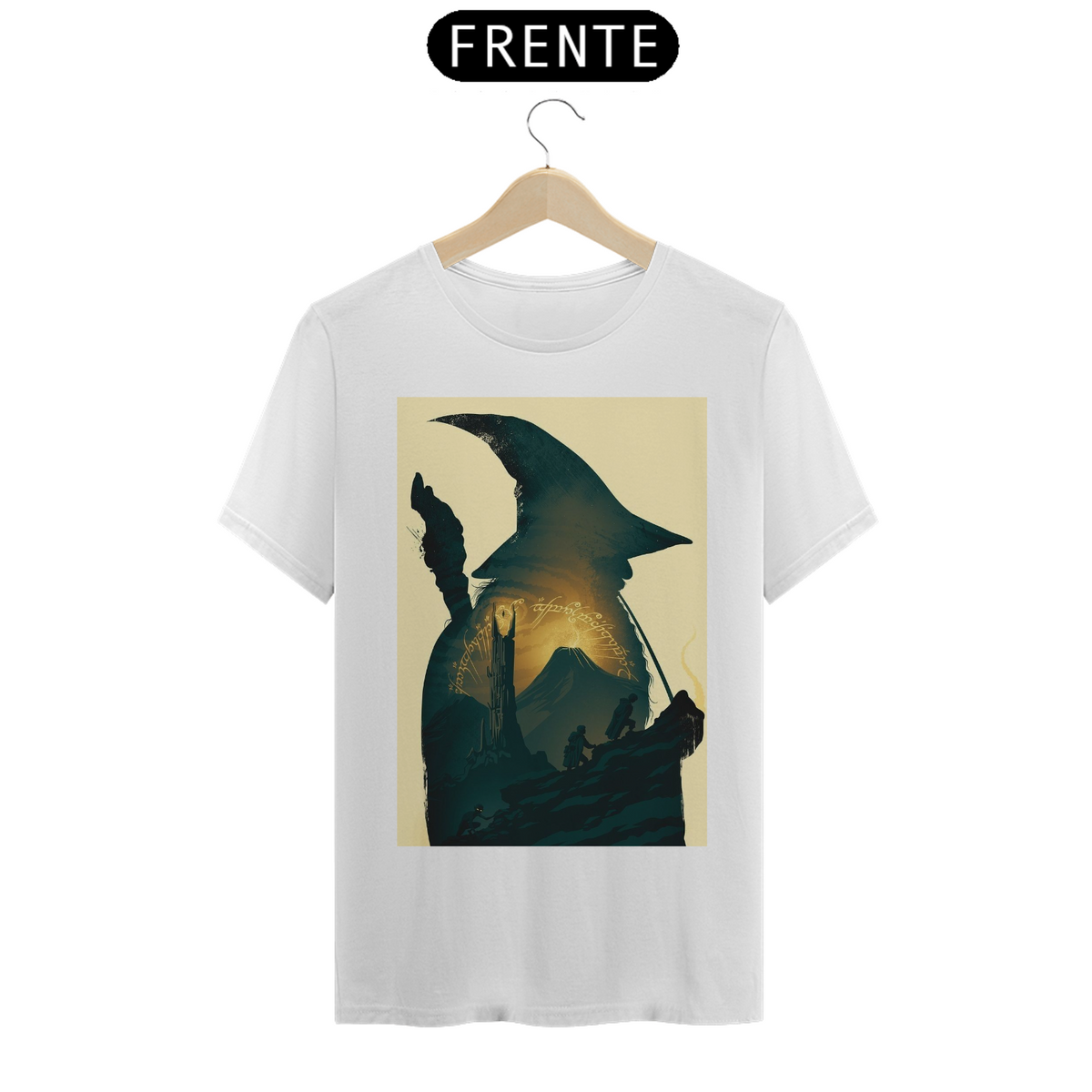 Nome do produto: Camiseta Senhor dos Anéis (Gandalf)