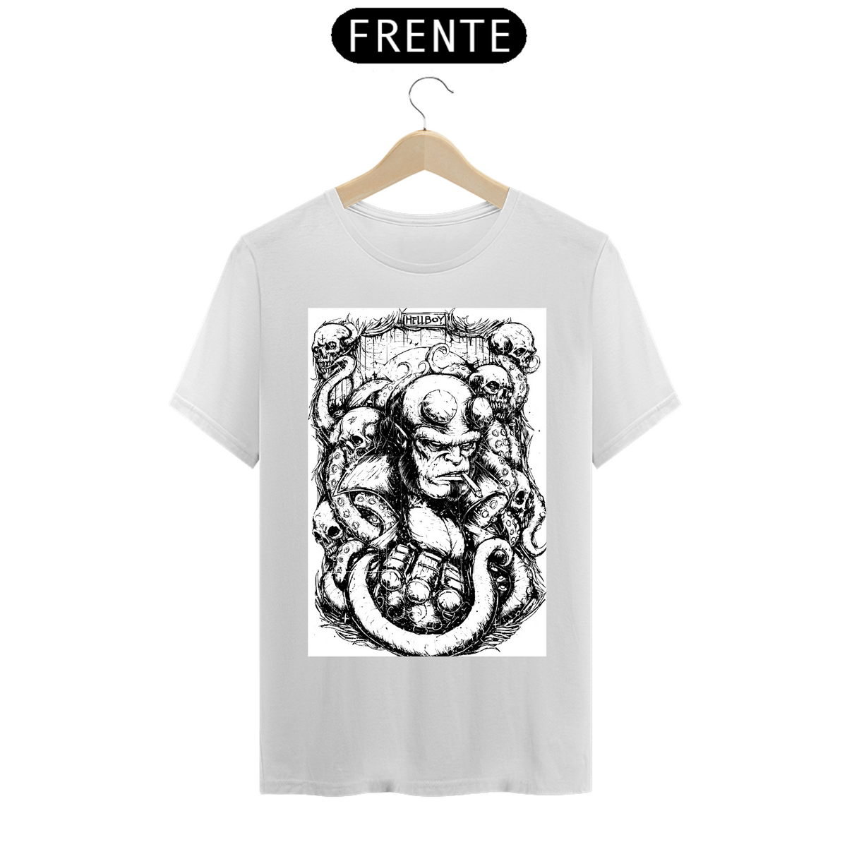 Nome do produto: Camiseta Hellboy edição Fã Art 