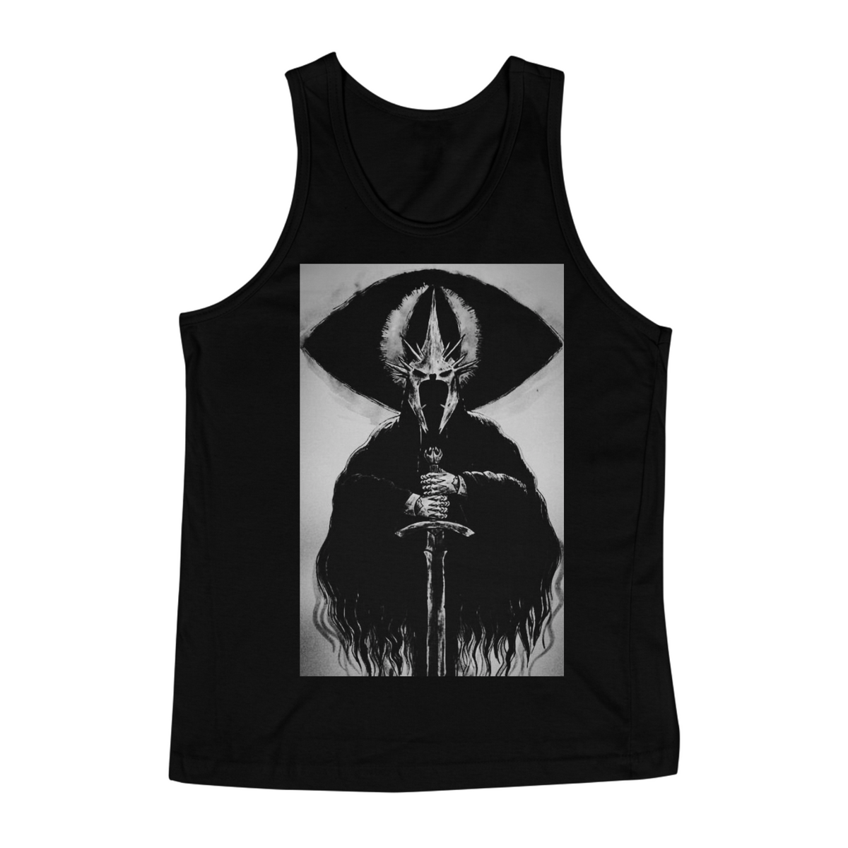 Nome do produto: Camiseta Regata (Sauron) Senhor dos Anéis