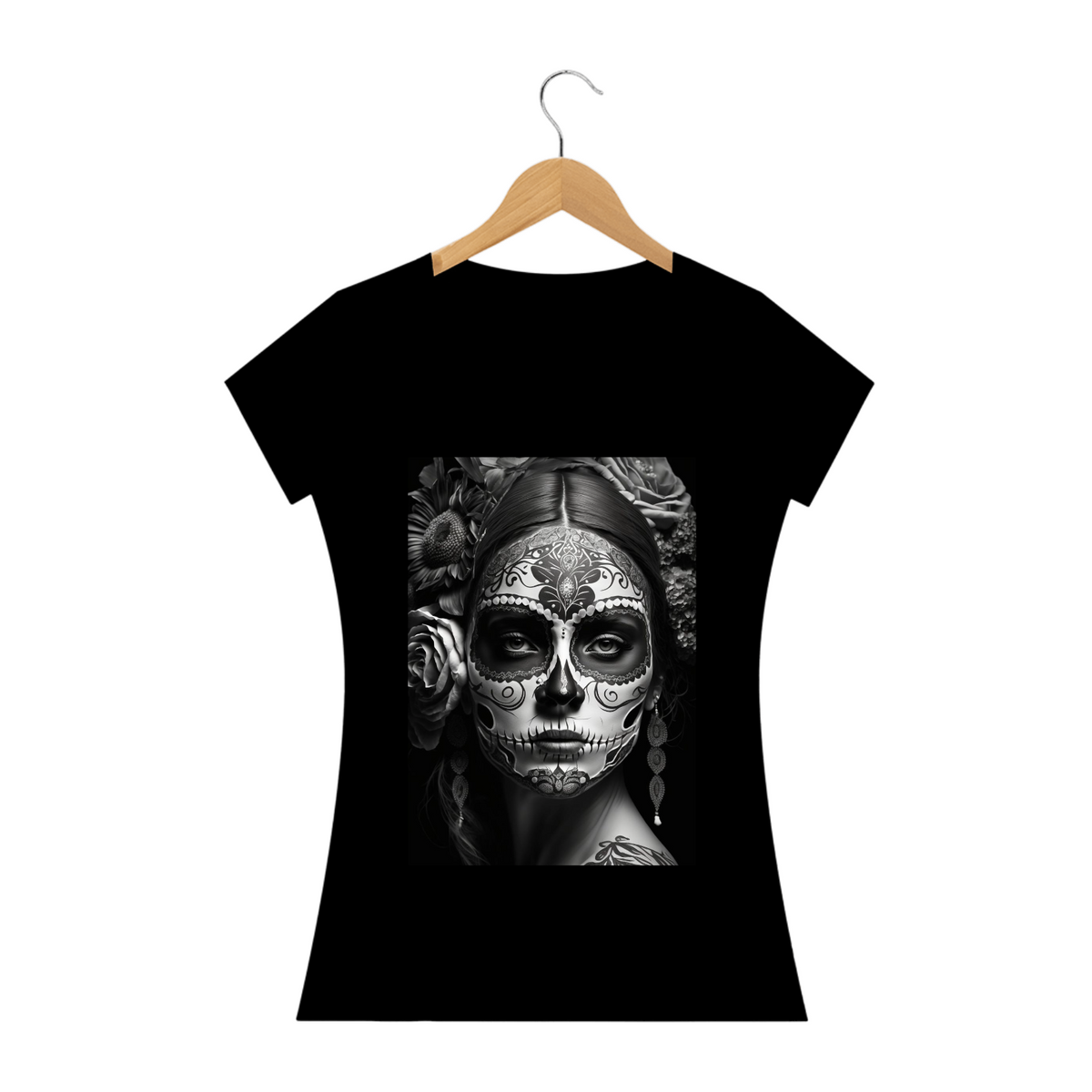 Nome do produto: Camiseta Caveira Mexicana