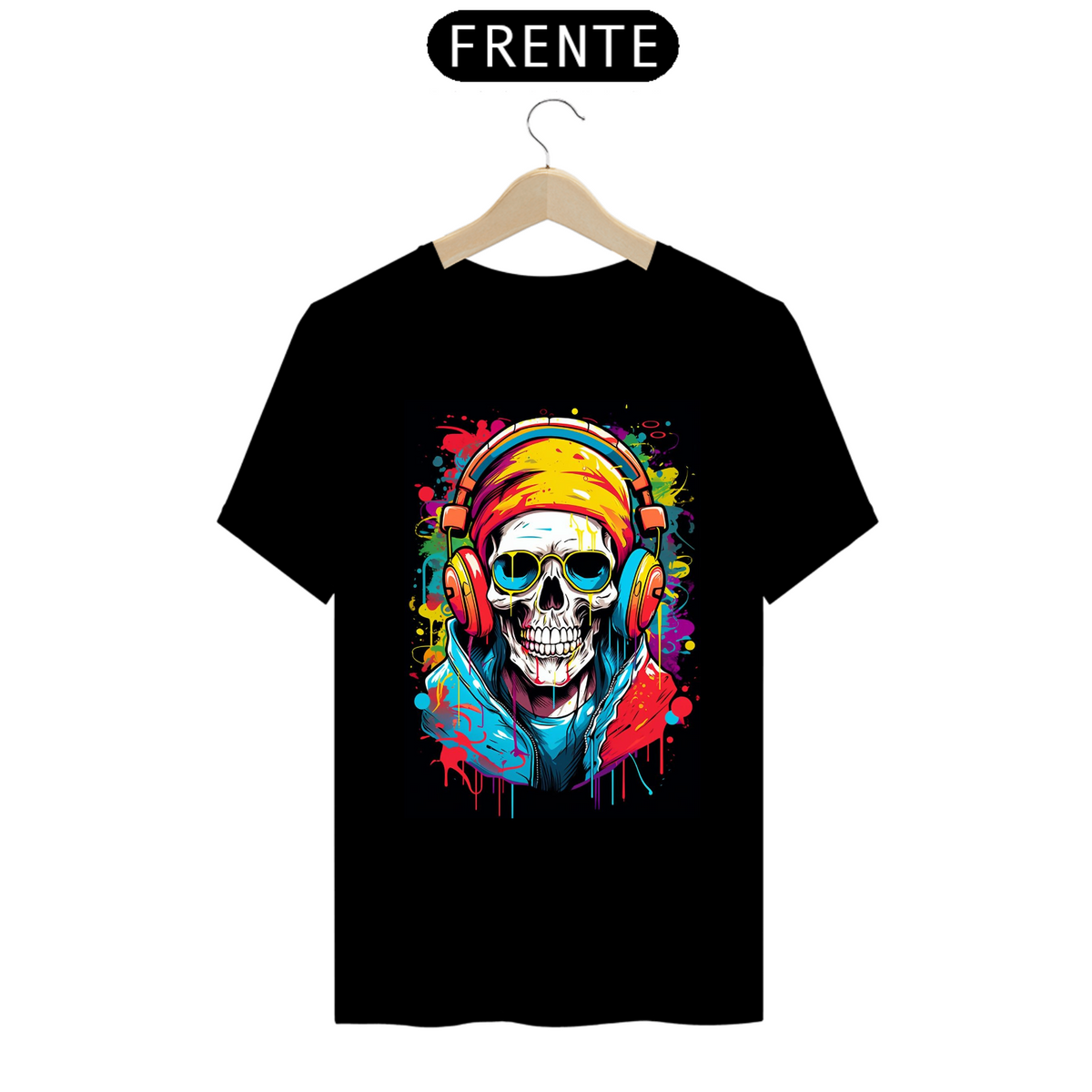 Nome do produto: Camiseta Art da caveira 