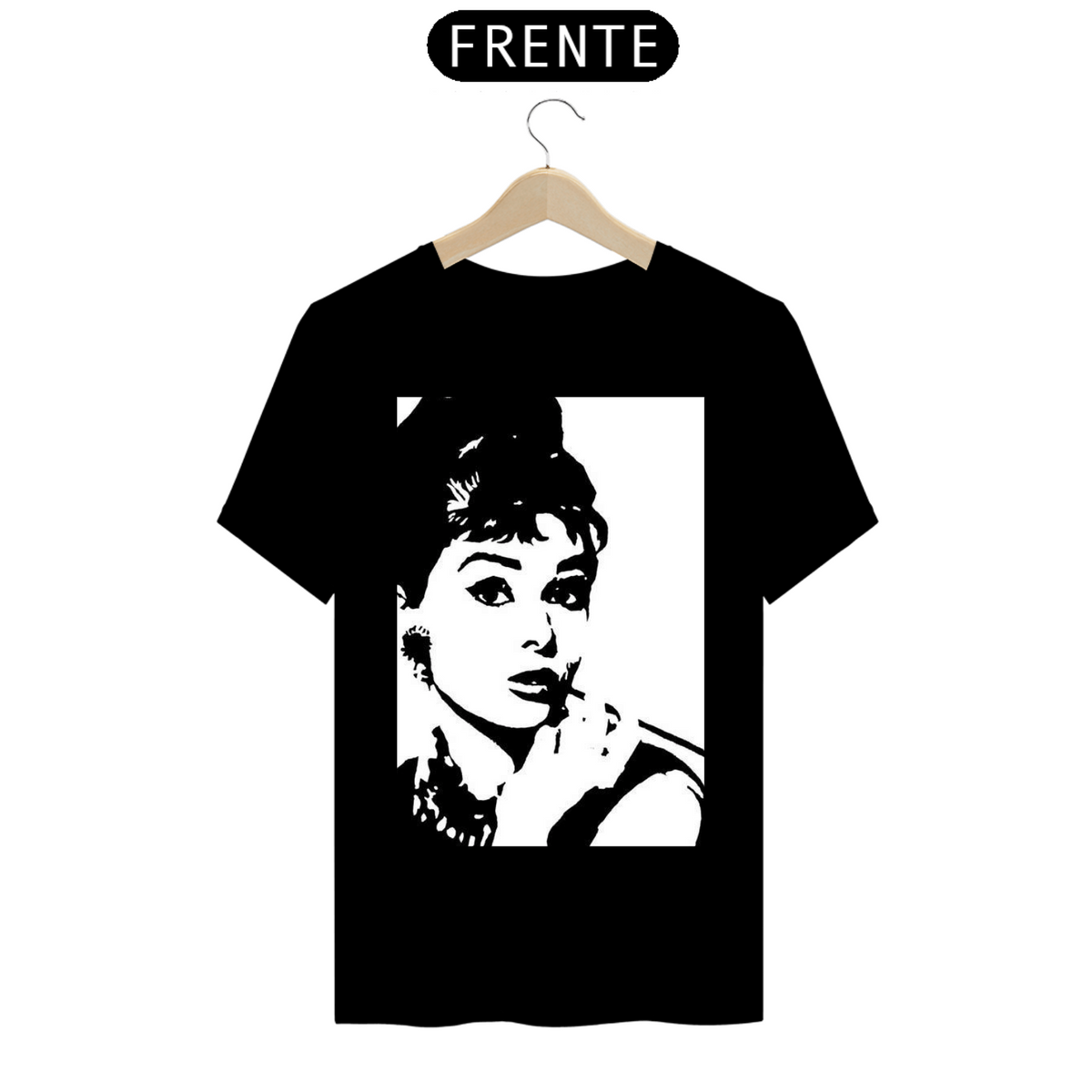 Nome do produto: Camiseta Audrey Hepburn 