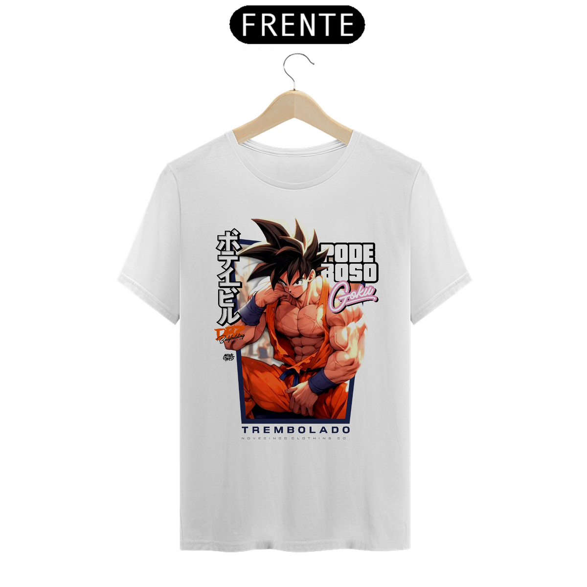 Nome do produto: Goku Trembolado (Frente)