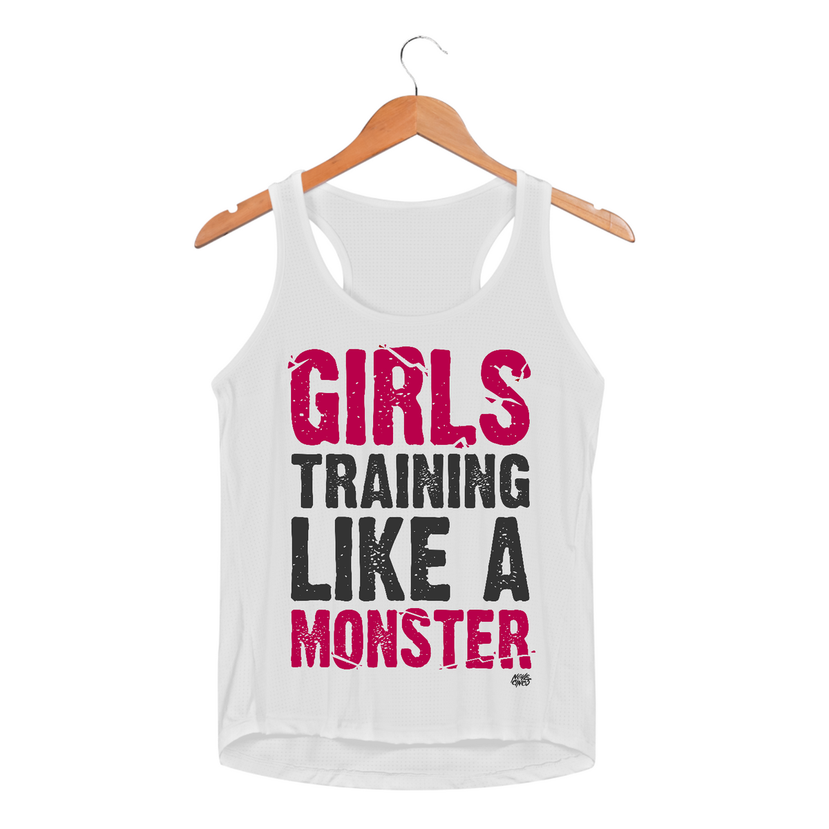 Nome do produto: Girls Training Like a Monster - Fem (Dry Fit)