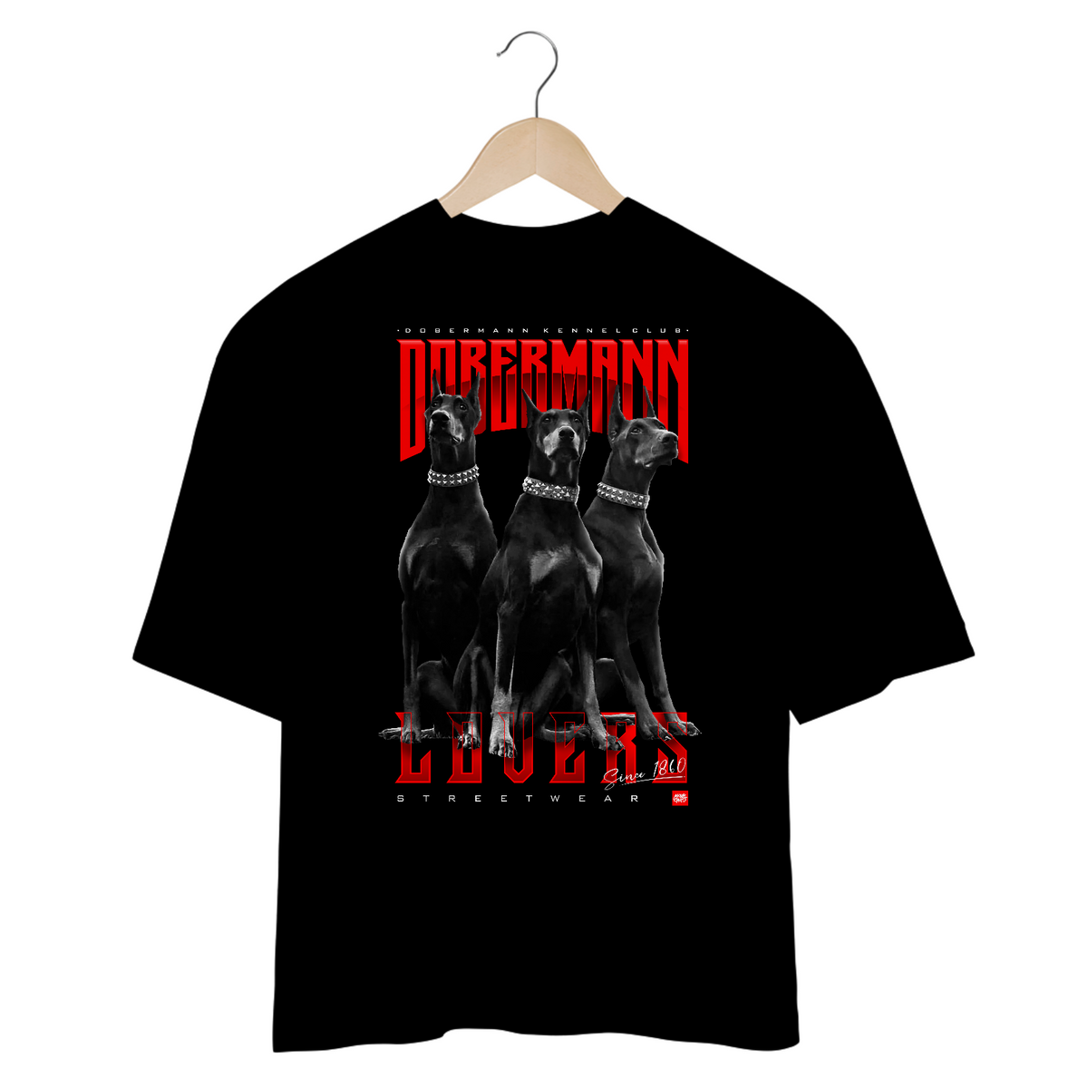 Nome do produto: Dobermann Lovers - Escuras (Oversized)