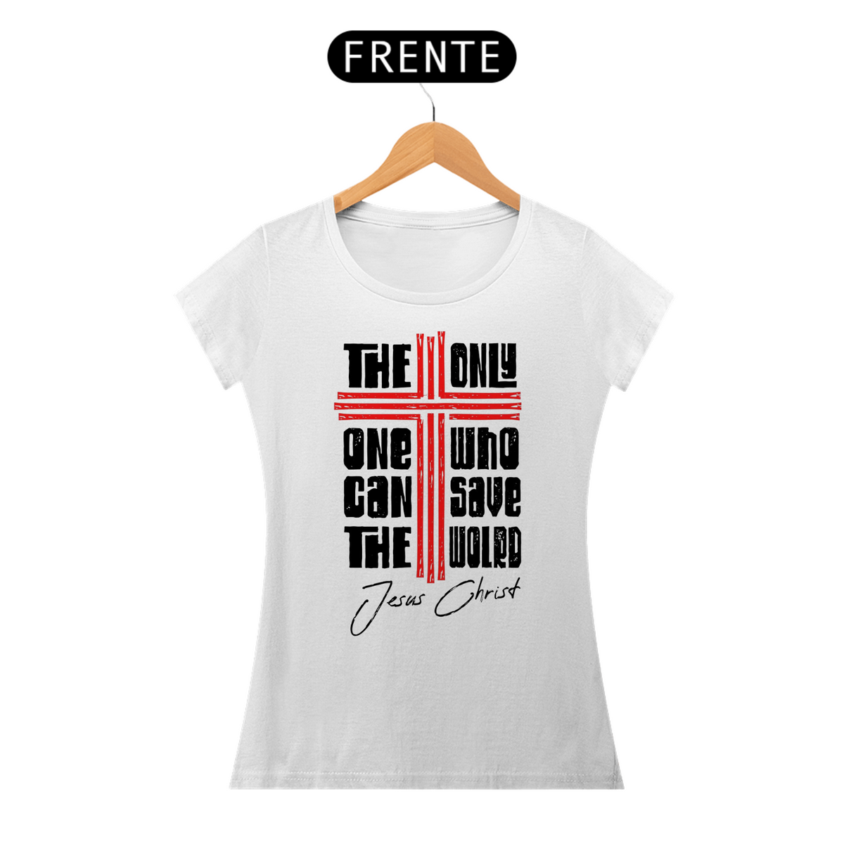 Nome do produto: Camiseta Baby Long Cristã - Feminino