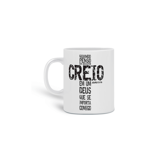 Caneca personalizada Cristã: João 3:16