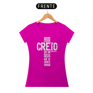 Nome do produtoCamiseta Baby Long Cristã - Feminina