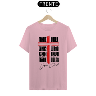 Nome do produtoCamiseta Cristã : Só Jesus pode salvar o mundo / Unissex