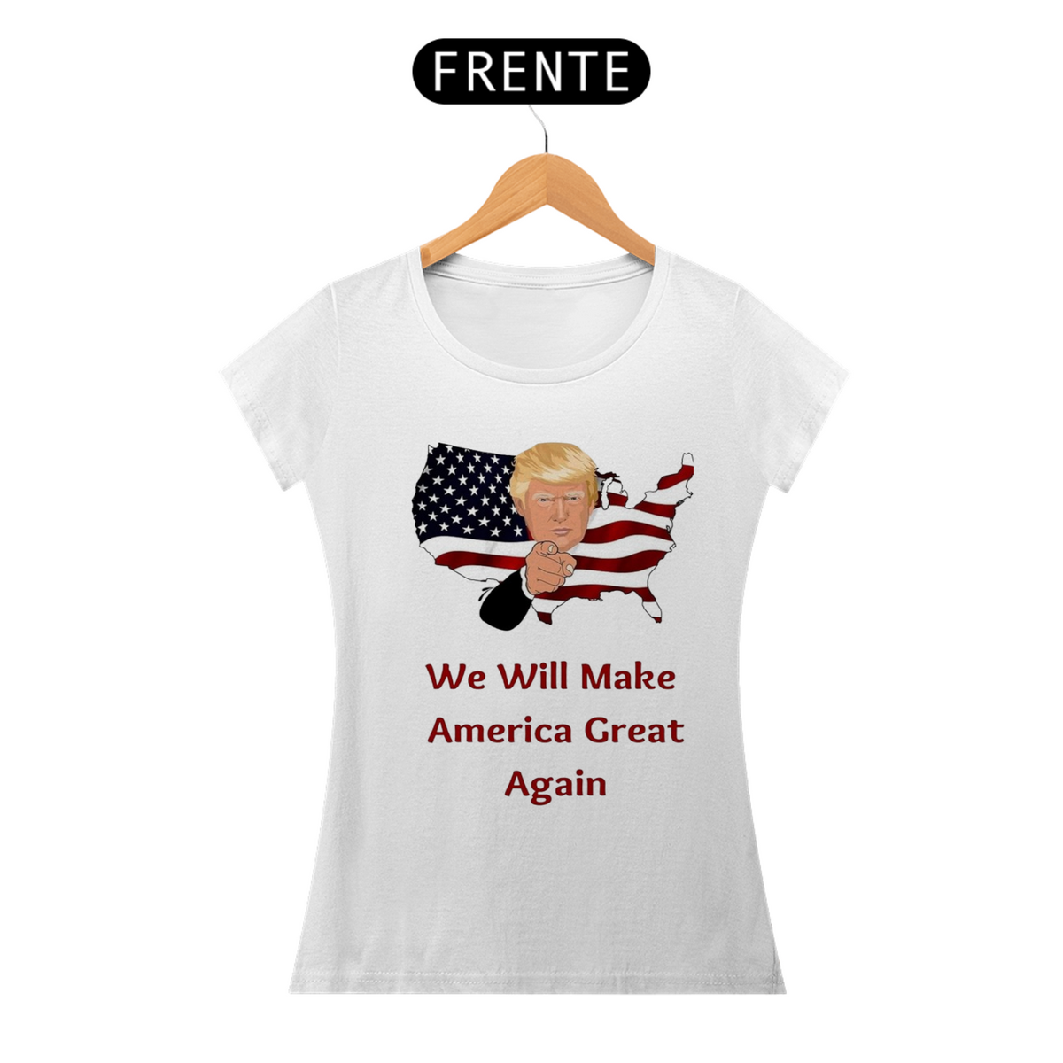 Nome do produto: Trump America Great Baby Look